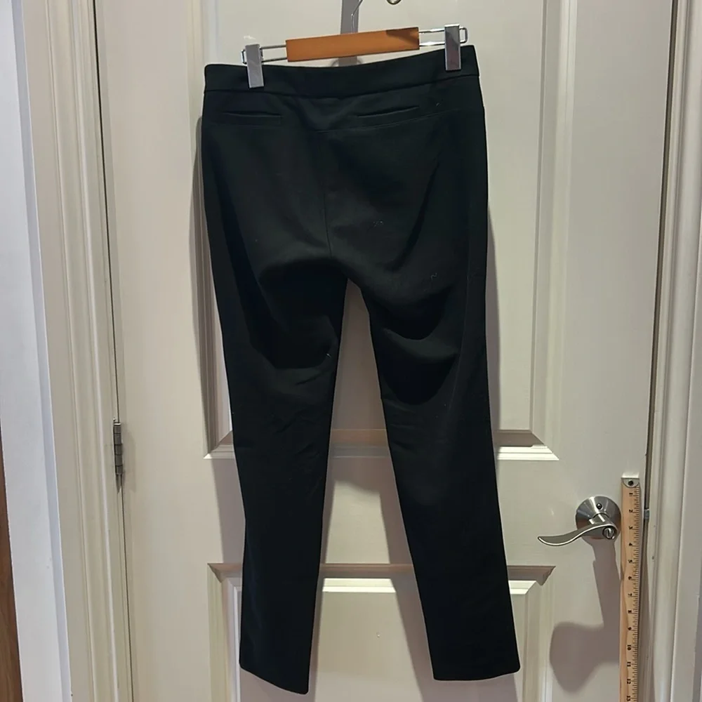 MAJE black zip fly pants slim pants 26 made in Bulgaria